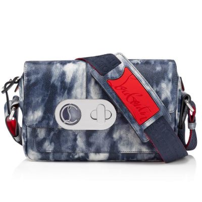 Bolsa Cinturon Santiago Christian Louboutin Hombre - Multicolor/Azules - 1210914CM47